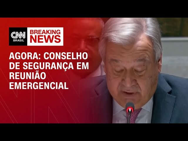 Agora: Reunião emergencial da ONU sobre ataque do Irã a Israel | AGORA CNN