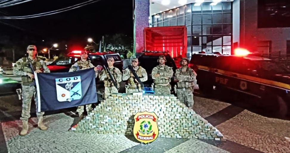 Operação da PF apreende 400 quilos de cocaína na BR-153