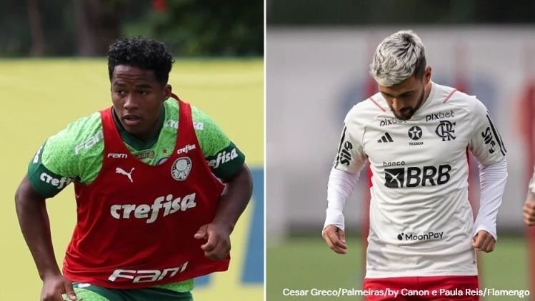 Palmeiras x Flamengo: veja prováveis escalações para jogo na Série A