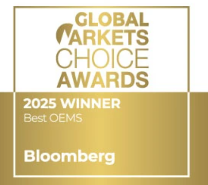 Bloomberg é nomeada Melhor OEMS para Soluções de Front Office no Global Markets Choice Awards 2025